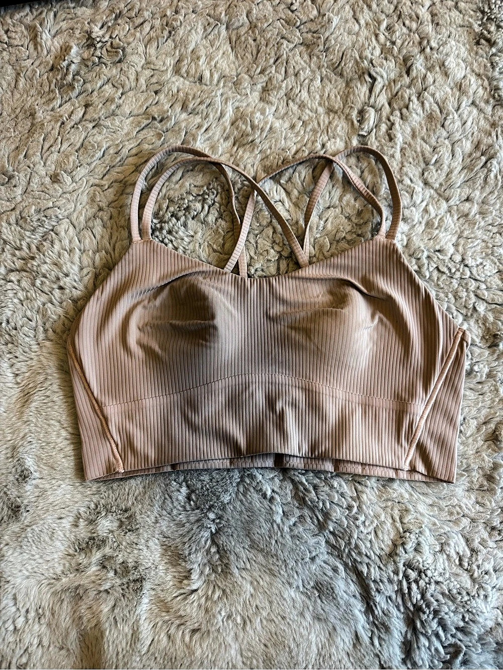 lululemon Like a Cloud Strappy Longline Ribbed Bra *Light Support, C/D Cup